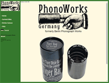 Tablet Screenshot of berlinphonographworks.com